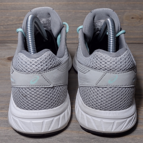 Asics Gel Contend 5 Running Athletic Shoes Sneakers Womens Size 9 Gray Icy - Picture 4 of 7